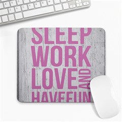 Grunge Style Motivational Quote Poster Large Mousepads by dflcprints