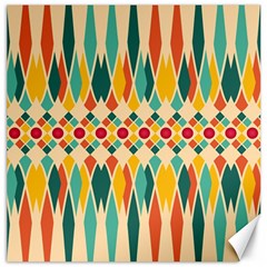 Festive Pattern Canvas 16  X 16   by linceazul