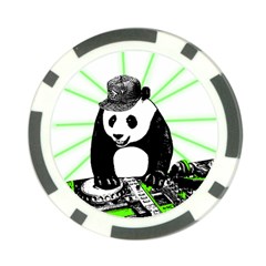 Deejay Panda Poker Chip Card Guard (10 Pack) by Valentinaart