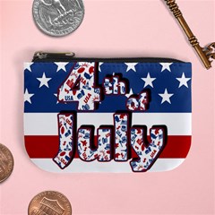 4th Of July Independence Day Mini Coin Purses by Valentinaart