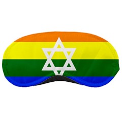 Gay Pride Israel Flag Sleeping Masks by Valentinaart