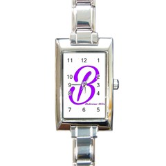 Belicious World  b  Coral Rectangle Italian Charm Watch by beliciousworld