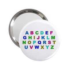 Alphabet Handbag Mirror (2 25 ) by rascatcornmeal