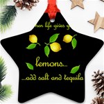 When life gives you lemons Star Ornament (Two Sides) Front