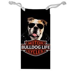 Bulldog Biker Jewelry Bag by Valentinaart