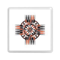 Geometric Celtic Cross Memory Card Reader (square)  by linceazul