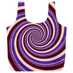 Woven Spiral Full Print Recycle Bags (l)  by designworld65