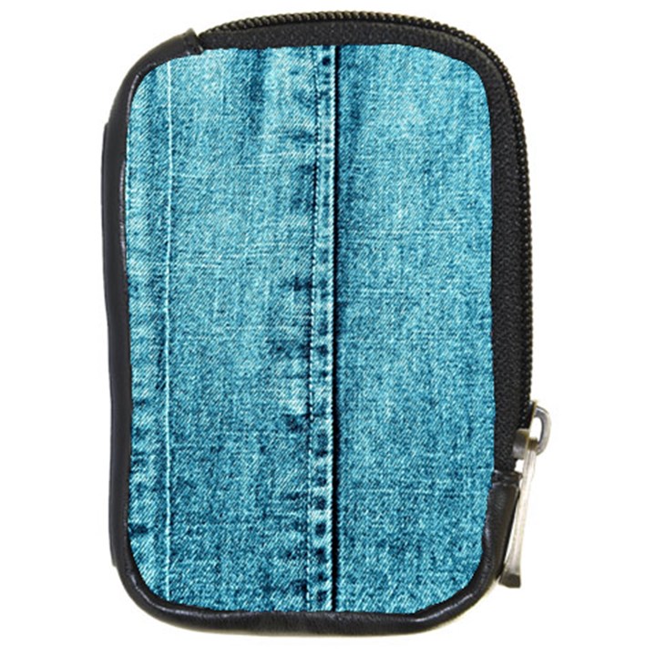 Denim Jeans Fabric Texture Compact Camera Cases