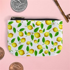 Lemon Pattern Mini Coin Purses by Valentinaart