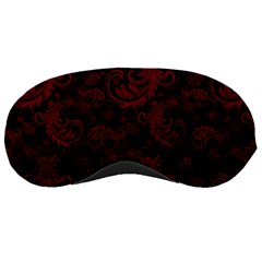 Dark Red Flourish Sleeping Masks by gatterwe