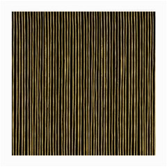 Stylish Golden Strips Medium Glasses Cloth (2-side) by gatterwe