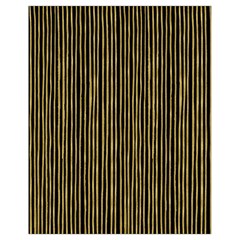 Stylish Golden Strips Drawstring Bag (small) by gatterwe