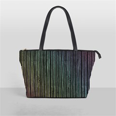 Stylish Rainbow Strips Shoulder Handbags by gatterwe