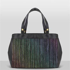 Stylish Rainbow Strips Office Handbags by gatterwe