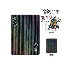 Stylish Rainbow Strips Playing Cards 54 (mini)  by gatterwe