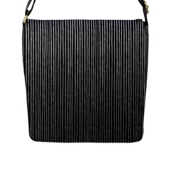 Stylish Silver Strips Flap Messenger Bag (l)  by gatterwe