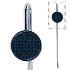 Blue Flower Glitter Look Book Mark by gatterwe