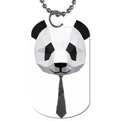 Office Panda T Shirt Dog Tag (two Sides) by AmeeaDesign