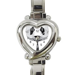 Office Panda T Shirt Heart Italian Charm Watch by AmeeaDesign