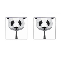 Office Panda T Shirt Cufflinks (square) by AmeeaDesign