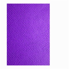 Purple Skin Leather Texture Pattern Small Garden Flag (two Sides) by paulaoliveiradesign