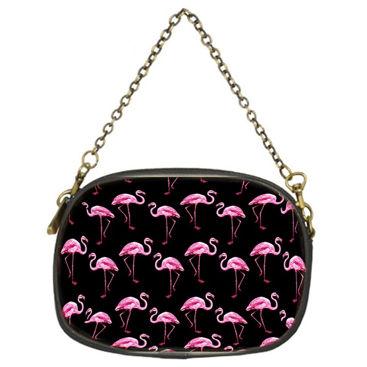 Flamingo pattern Chain Purses (One Side) 