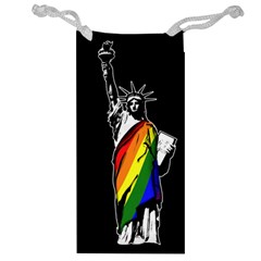 Pride Statue Of Liberty  Jewelry Bag by Valentinaart