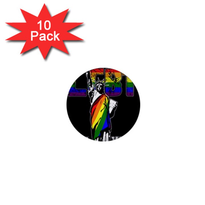 LGBT New York 1  Mini Magnet (10 pack) 