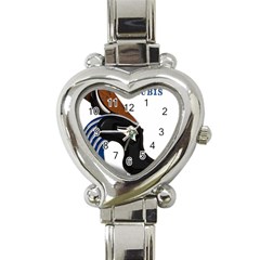 Anubis Sf App Heart Italian Charm Watch by AnarKissed