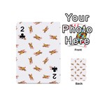 Crabs Photo Collage Pattern Design Playing Cards 54 (Mini)  Front - Club2