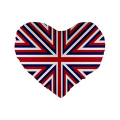 Alternatively Mega British America Standard 16  Premium Heart Shape Cushions by Mariart