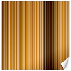 Brown Verticals Lines Stripes Colorful Canvas 12  X 12   by Mariart