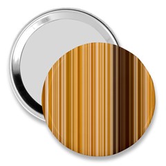 Brown Verticals Lines Stripes Colorful 3  Handbag Mirrors by Mariart