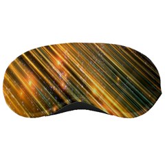 Golden Blue Lines Sparkling Wild Animation Background Space Sleeping Masks by Mariart