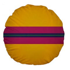 Layer Retro Colorful Transition Pack Alpha Channel Motion Line Large 18  Premium Round Cushions by Mariart