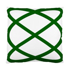 Lissajous Small Green Line Standard Cushion Case (two Sides) by Mariart