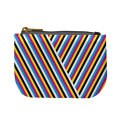 Lines Chevron Yellow Pink Blue Black White Cute Mini Coin Purses by Mariart