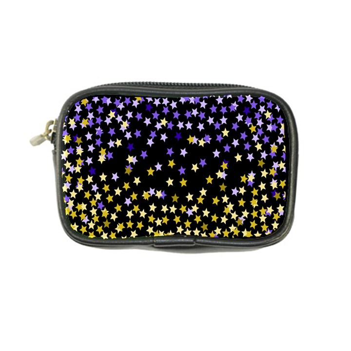 Space Star Light Gold Blue Beauty Coin Purse