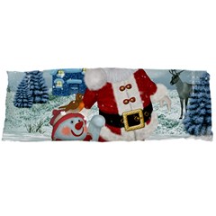 Funny Santa Claus With Snowman Body Pillow Case Dakimakura (two Sides) by FantasyWorld7