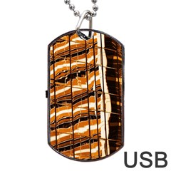 Abstract Architecture Background Dog Tag Usb Flash (two Sides) by Nexatart