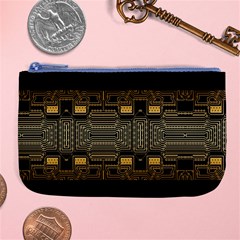 Board Digitization Circuits Large Coin Purse by Nexatart