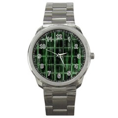 Matrix Earth Global International Sport Metal Watch by Nexatart