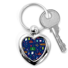 Back To School Key Chains (heart)  by Valentinaart