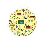 Back to School Magnet 3  (Round) Front