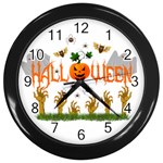 Halloween Wall Clocks (Black) Front