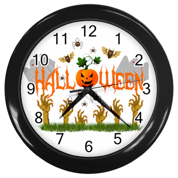 Halloween Wall Clocks (Black)