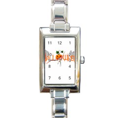 Halloween Rectangle Italian Charm Watch by Valentinaart