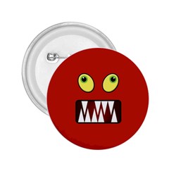 Funny Monster Face 2 25  Buttons by linceazul