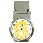 Cute Pineapple Yellow Fruite Money Clip Watches Front