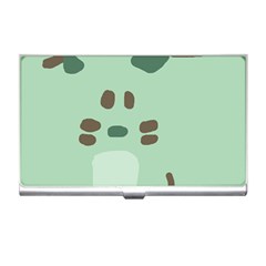 Lineless Background For Minty Wildlife Monster Business Card Holders by Mariart